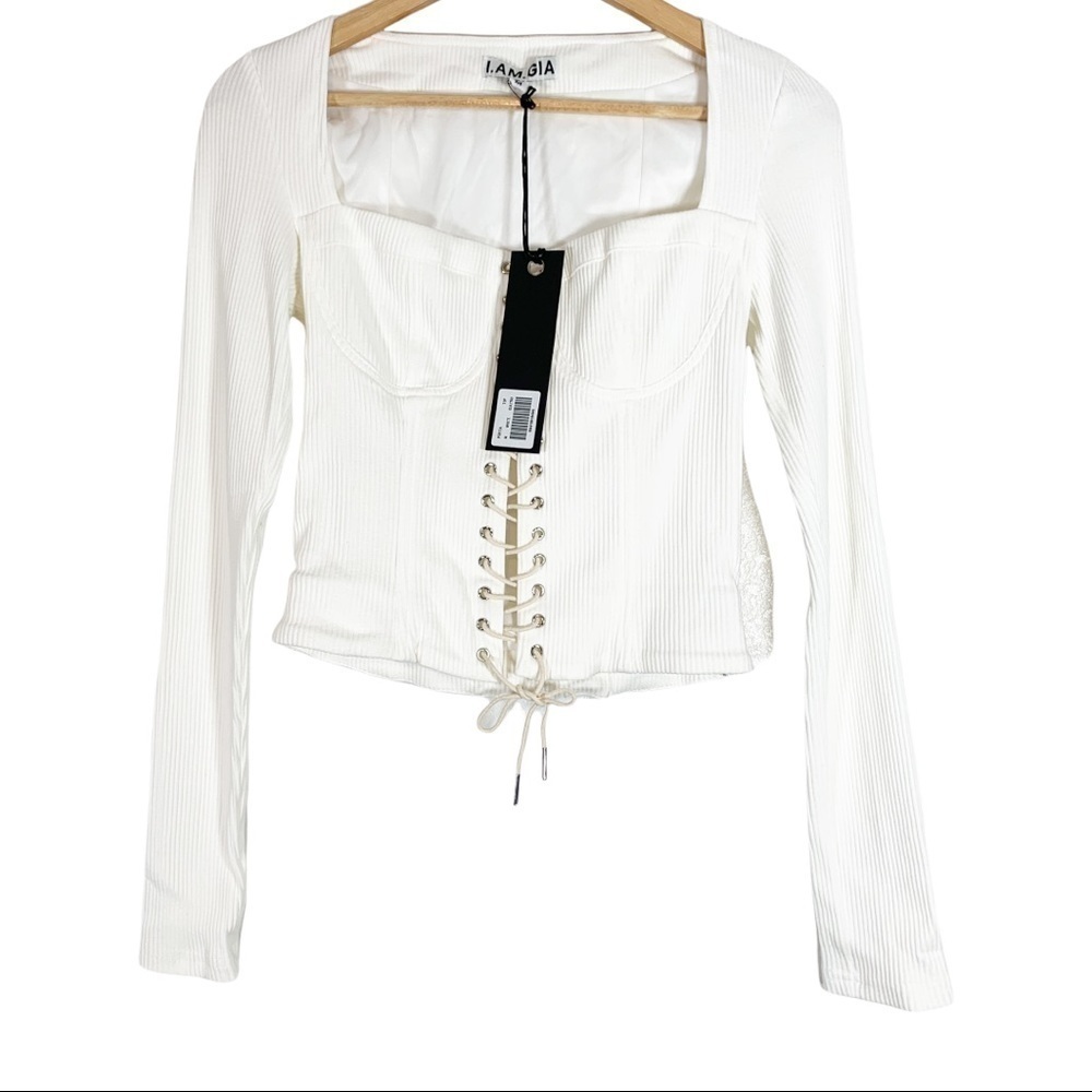 I.AM.GIA Portia Corset Top Size Medium - Picture 2 of 7